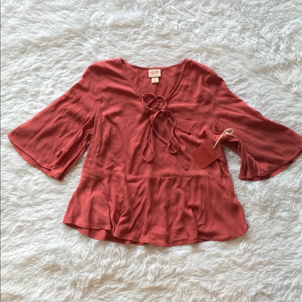NWT Flowy, Rose Top